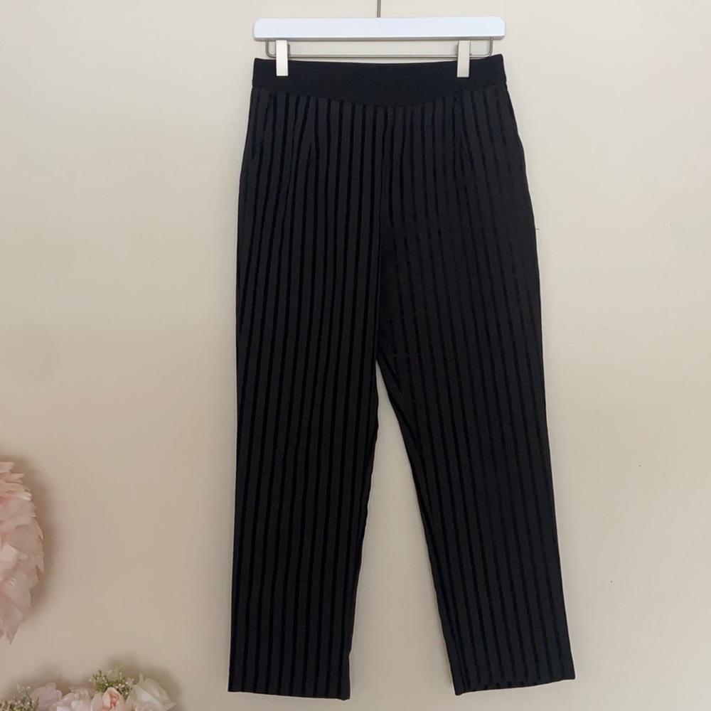 Eight Paris suede strip vintage pants